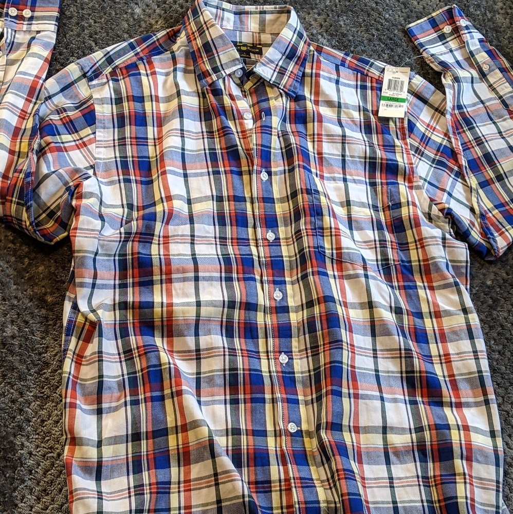 Club Room Button Down - Men's Large NEW